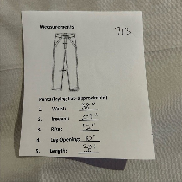 TravelSmith Men's Beige Casual Pants Size 38 Elastic Waistband - Picture 7 of 7